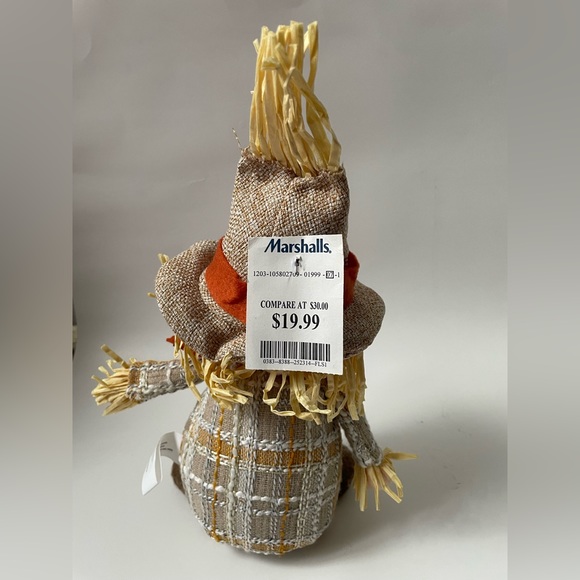 Autumnal Scarecrow Decoration For Tabletop Use- 10.7” (NWT) - Picture 2 of 4